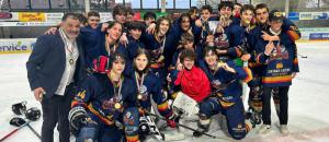 Le felicitazioni dell’Amministrazione comunale per il titolo di Campione d’Italia conseguito dall’Hc Aosta Gladiators U 17